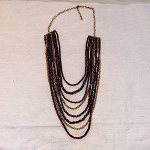 Wooden Statement Necklace